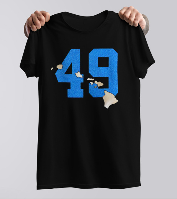 Frankie Luvu 49 Carolina Panthers Hawaii Islands T-Shirt