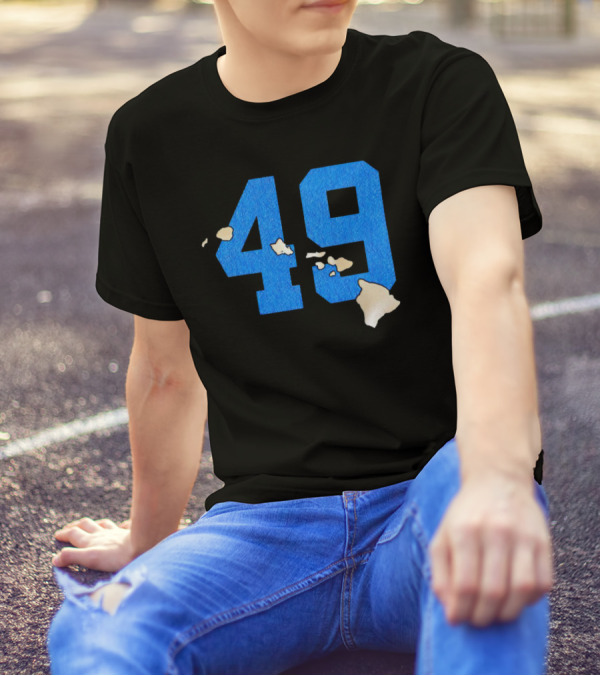 Frankie Luvu 49 Carolina Panthers Hawaii Islands T-Shirt