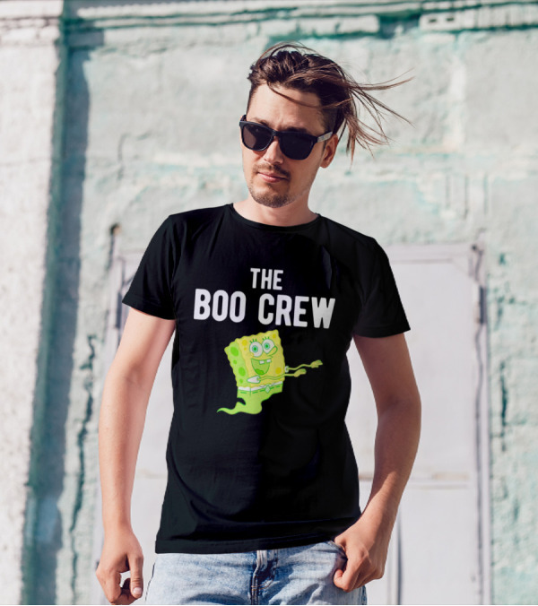 The Boo Crew Ghost SpongeBob Halloween T-Shirt