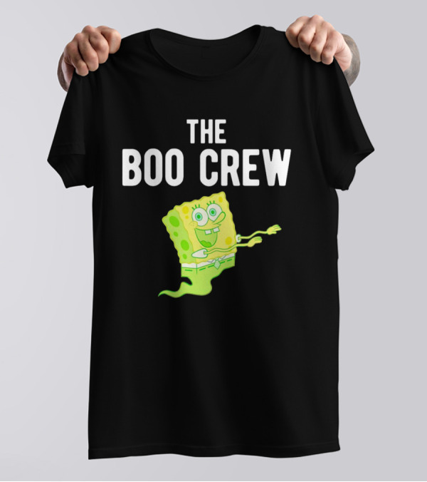 The Boo Crew Ghost SpongeBob Halloween T-Shirt