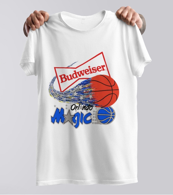 Budweiser Orlando Magic Basketball T-Shirt