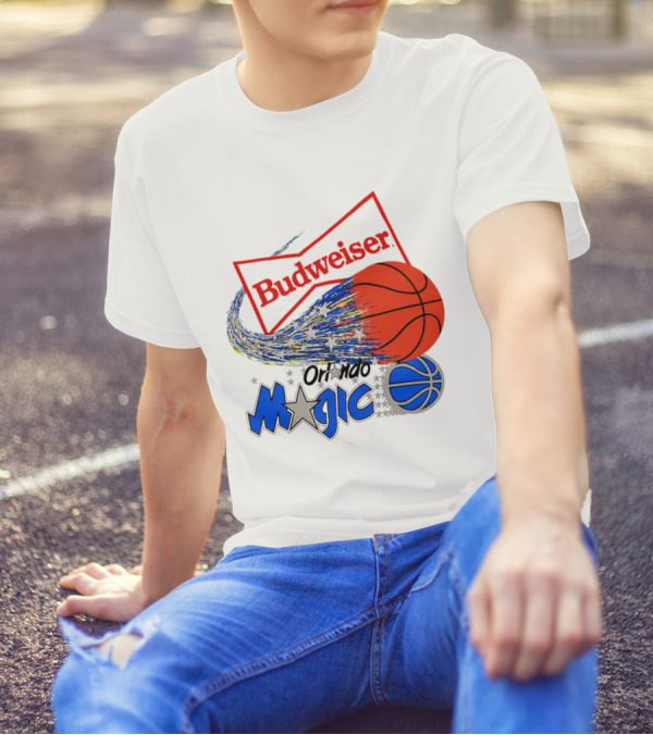Budweiser Orlando Magic Basketball T-Shirt