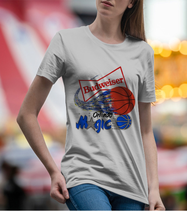 Budweiser Orlando Magic Basketball T-Shirt