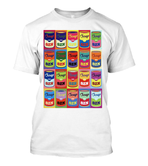 Soup SZN Colorful Pop Art Cans T-Shirt