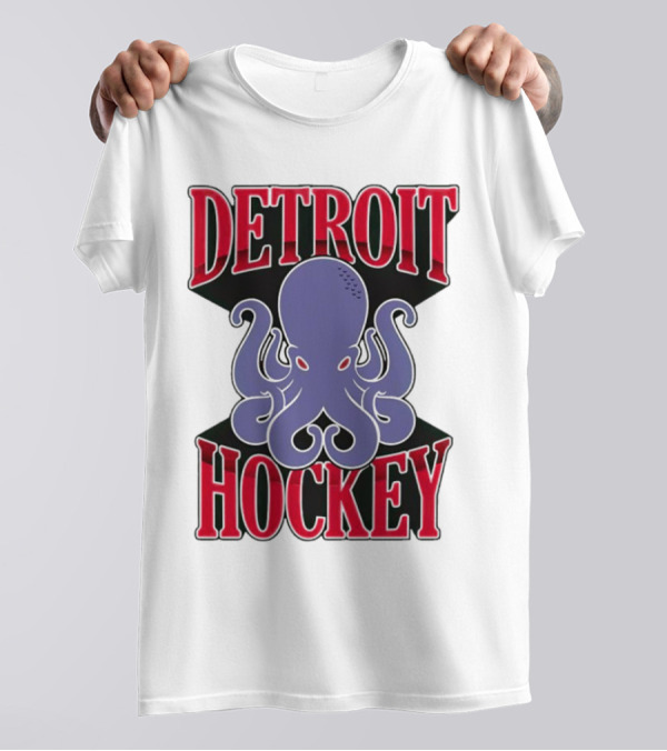 Detroit Hockey Octopus Sports T-Shirt