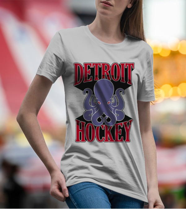 Detroit Hockey Octopus Sports T-Shirt