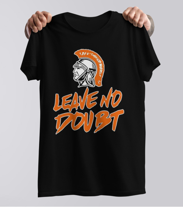Arcanum Trojans Leave No Doubt Spartan Helmet T-Shirt