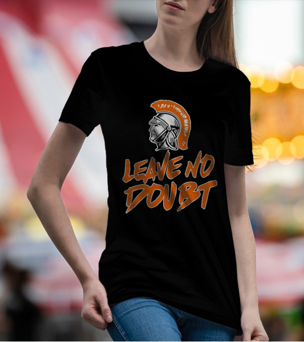 Arcanum Trojans Leave No Doubt Spartan Helmet T-Shirt