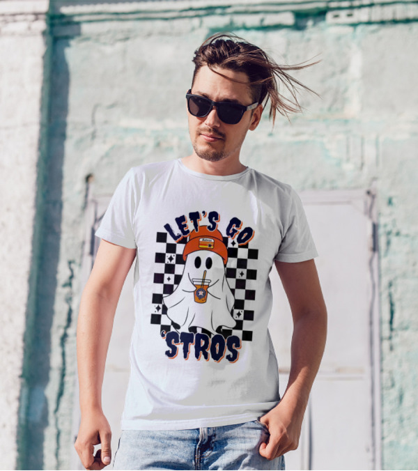 Let's Go 'Stros Houston Astros Ghost T-Shirt