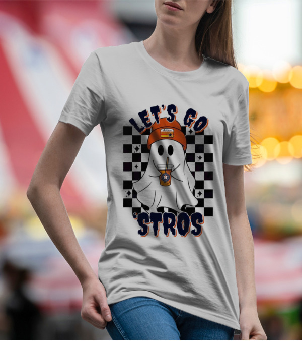 Let's Go 'Stros Houston Astros Ghost T-Shirt