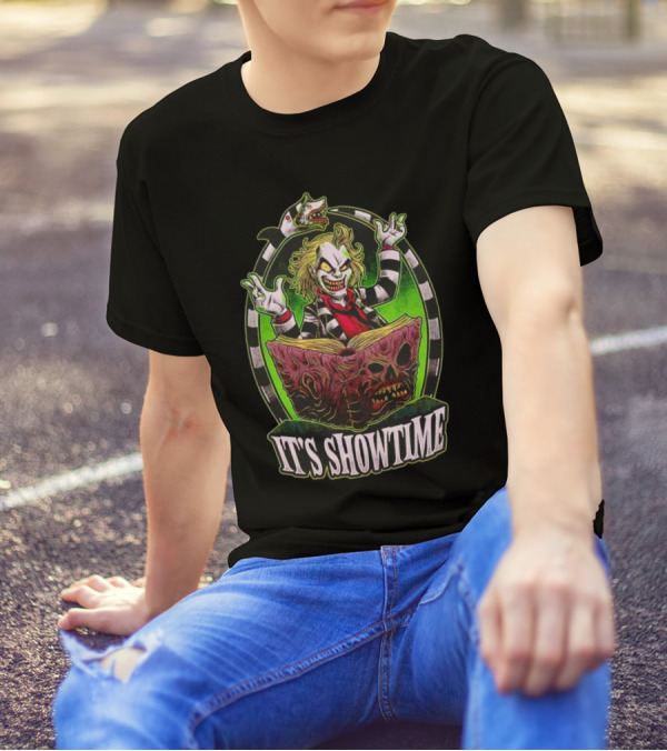 Beetlejuice It's Showtime Book Of The Dead T-Shirt