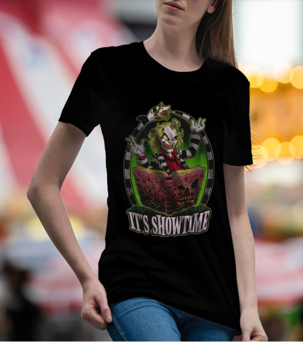 Beetlejuice It's Showtime Book Of The Dead T-Shirt