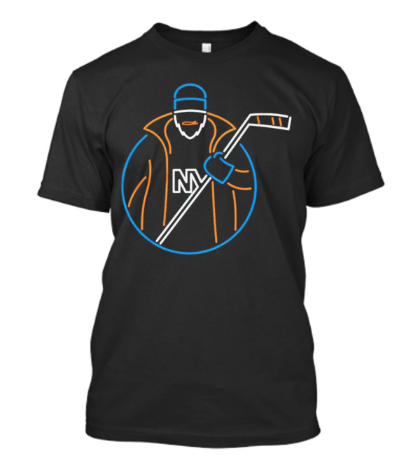 New York Islanders LGI Fisherman Neon NY Hockey T-Shirt