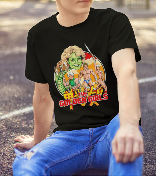 The Golden Girls Axe Warriors Anime T-Shirt