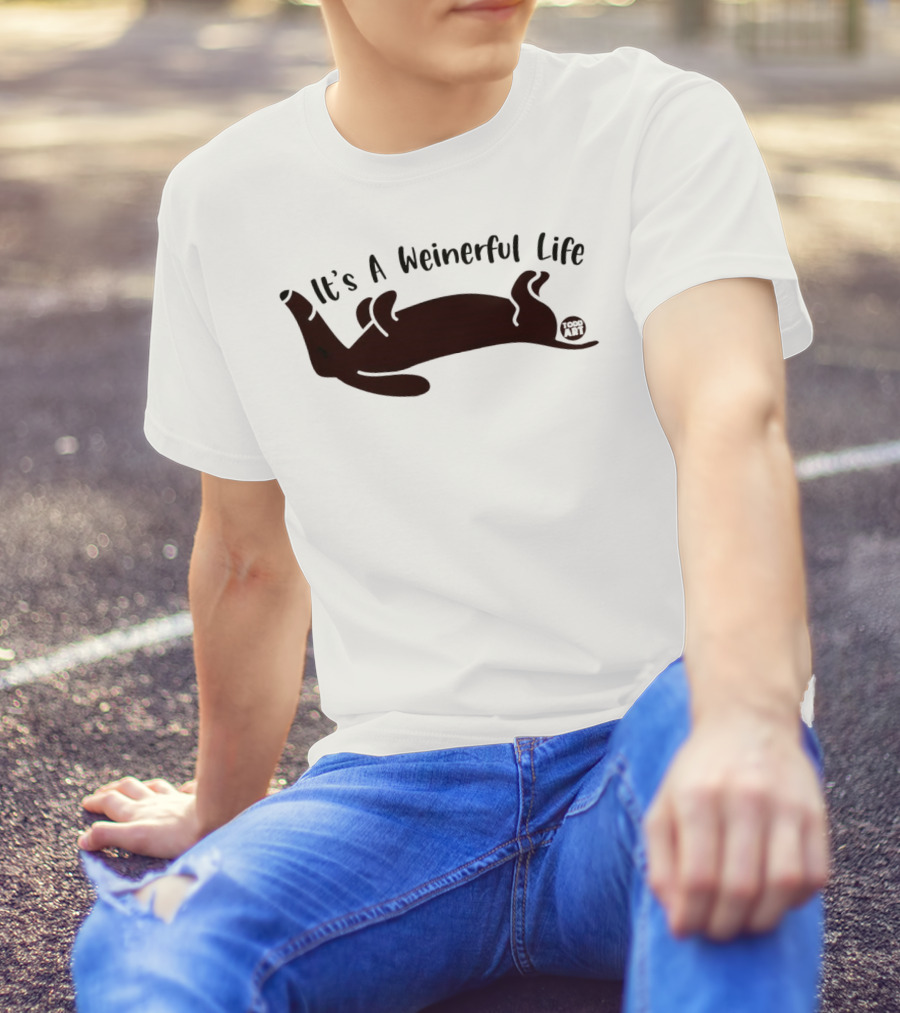 It's A Weinerful Life Dachshund Todd T-Shirt