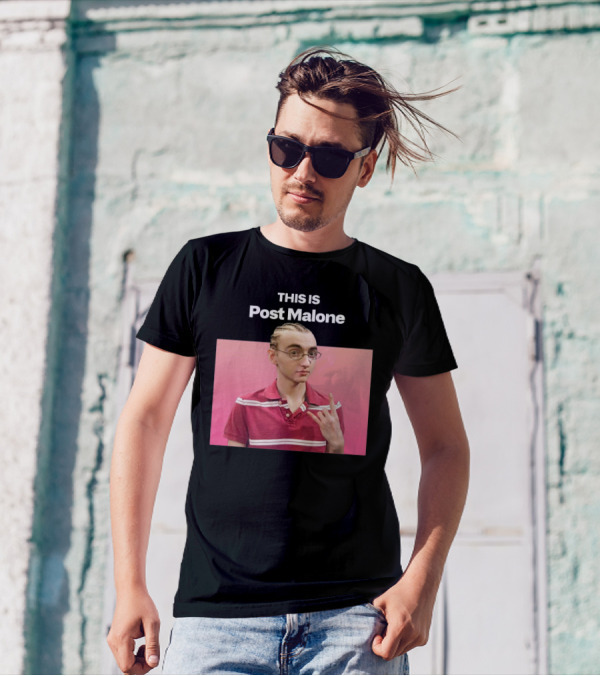Sinjin Van Cleef This Is Post Malone T-Shirt