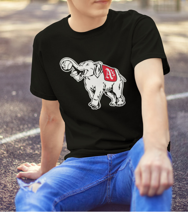 Philadelphia Athletics A's Elephant T-Shirt