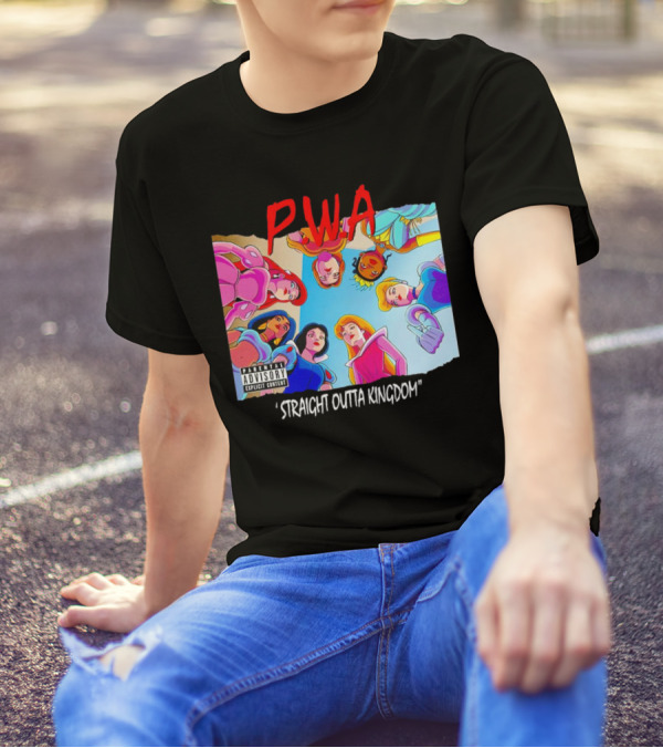 PWA Princess Straight Outta Kingdom Parental Advisory T-Shirt