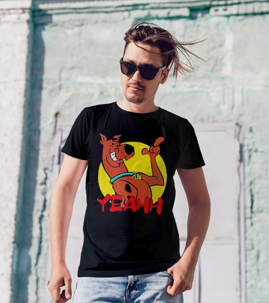 Scooby Yeahh Cartoon Iconic Pose T-Shirt