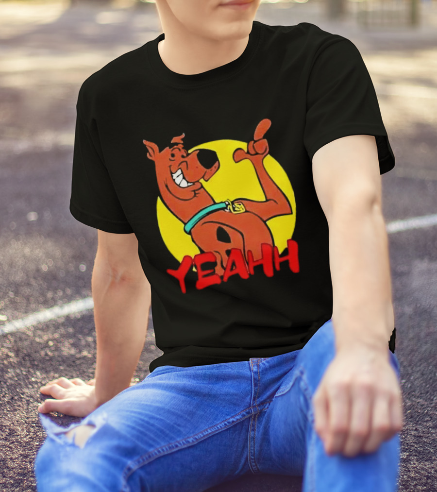 Scooby Yeahh Cartoon Iconic Pose T-Shirt