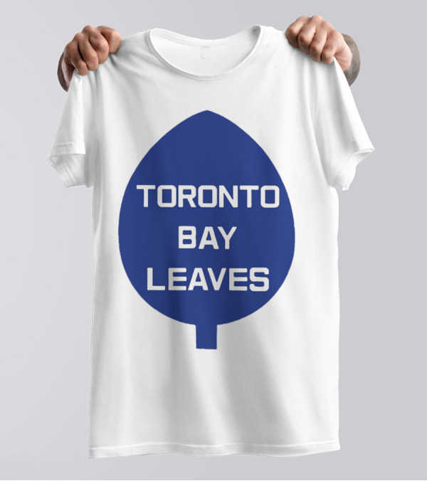Toronto Bay Leaves Blue Leaf T-Shirt