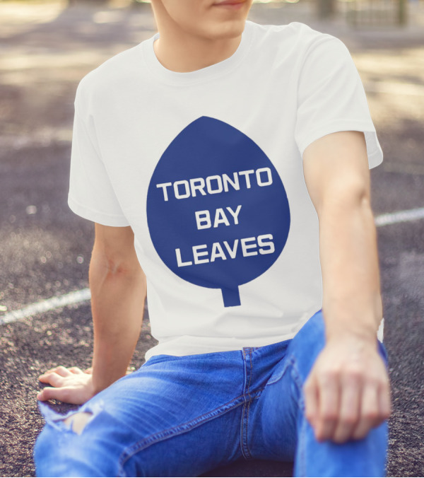 Toronto Bay Leaves Blue Leaf T-Shirt