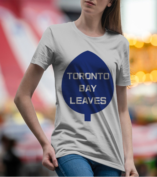 Toronto Bay Leaves Blue Leaf T-Shirt