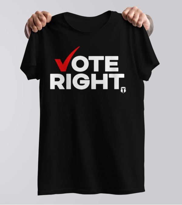 Vote Right Checkmark Emblem T-Shirt