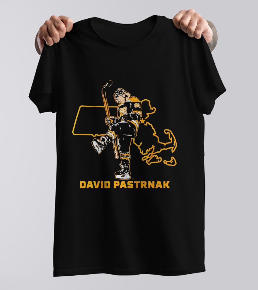 David Pastrnak Boston Bruins Massachusetts Hockey Star T-Shirt