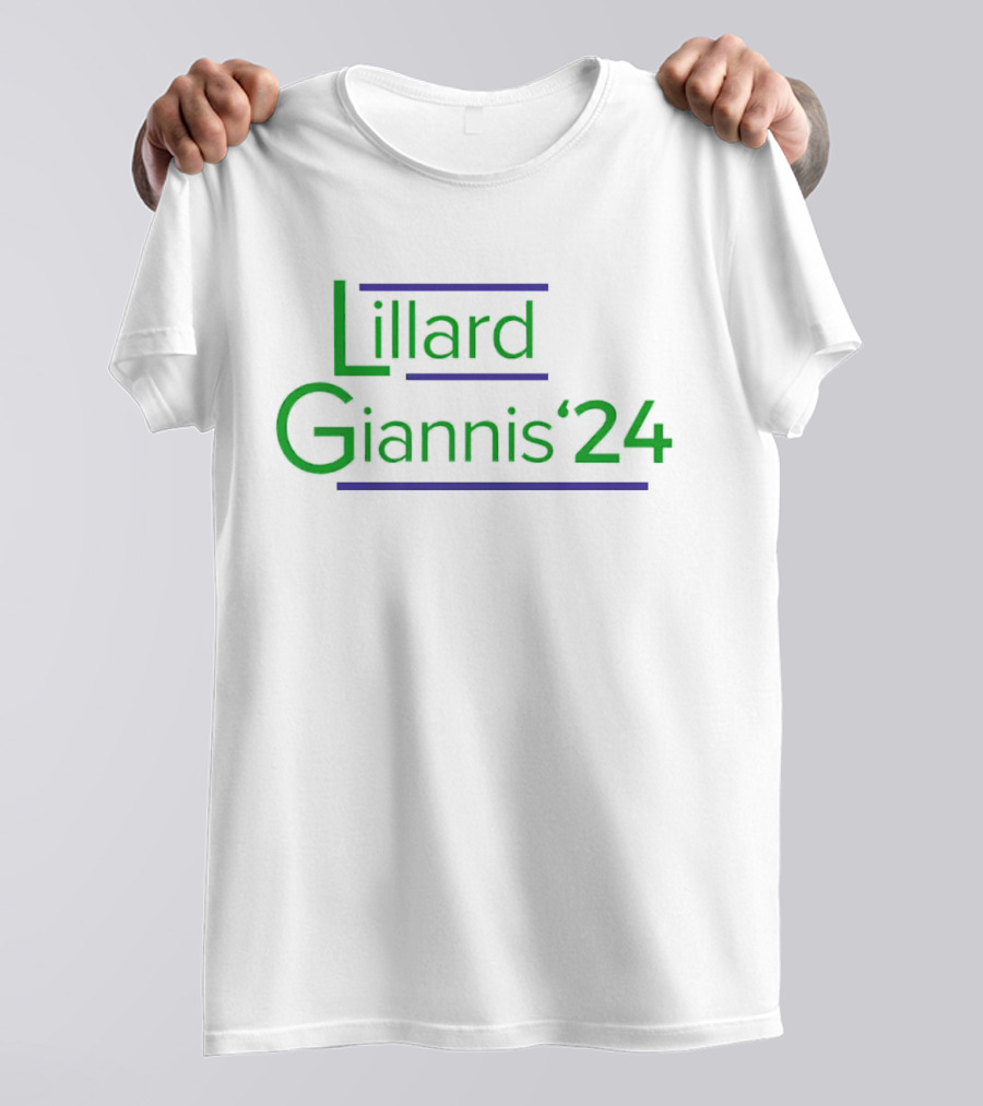 Lillard Giannis '24 Milwaukee Bucks Collaboration T-Shirt