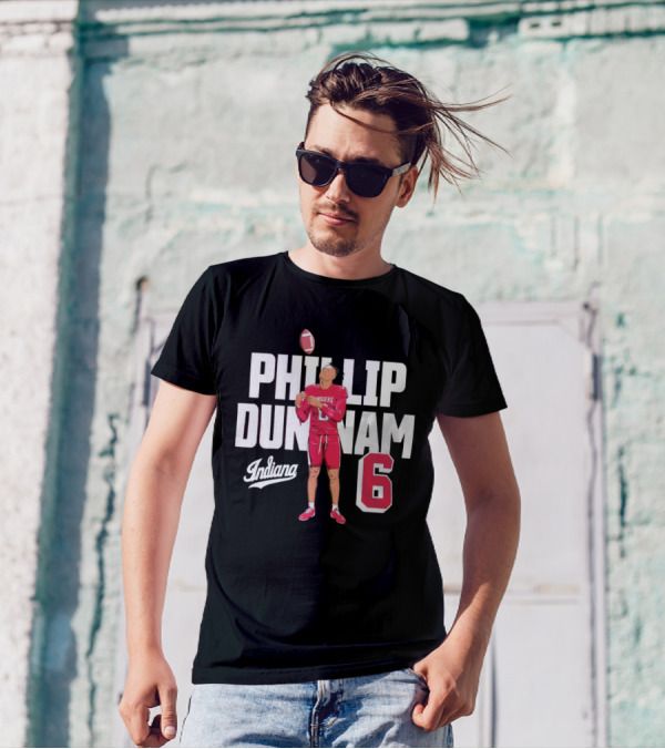Phillip Dunnam Indiana Hoosiers 6 Football Player T-Shirt