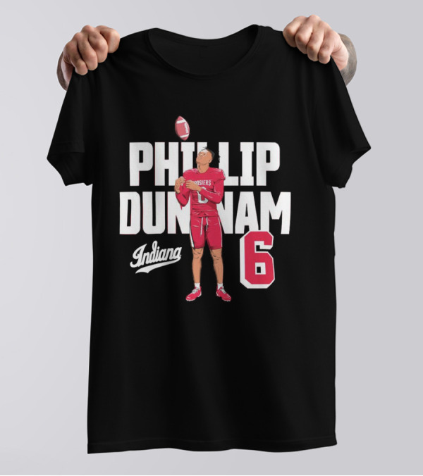 Phillip Dunnam Indiana Hoosiers 6 Football Player T-Shirt