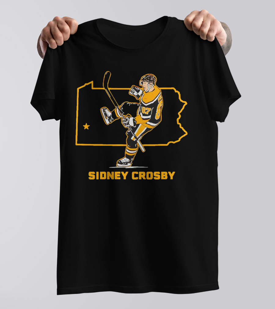 Sidney Crosby Pittsburgh Penguins State Star T-Shirt