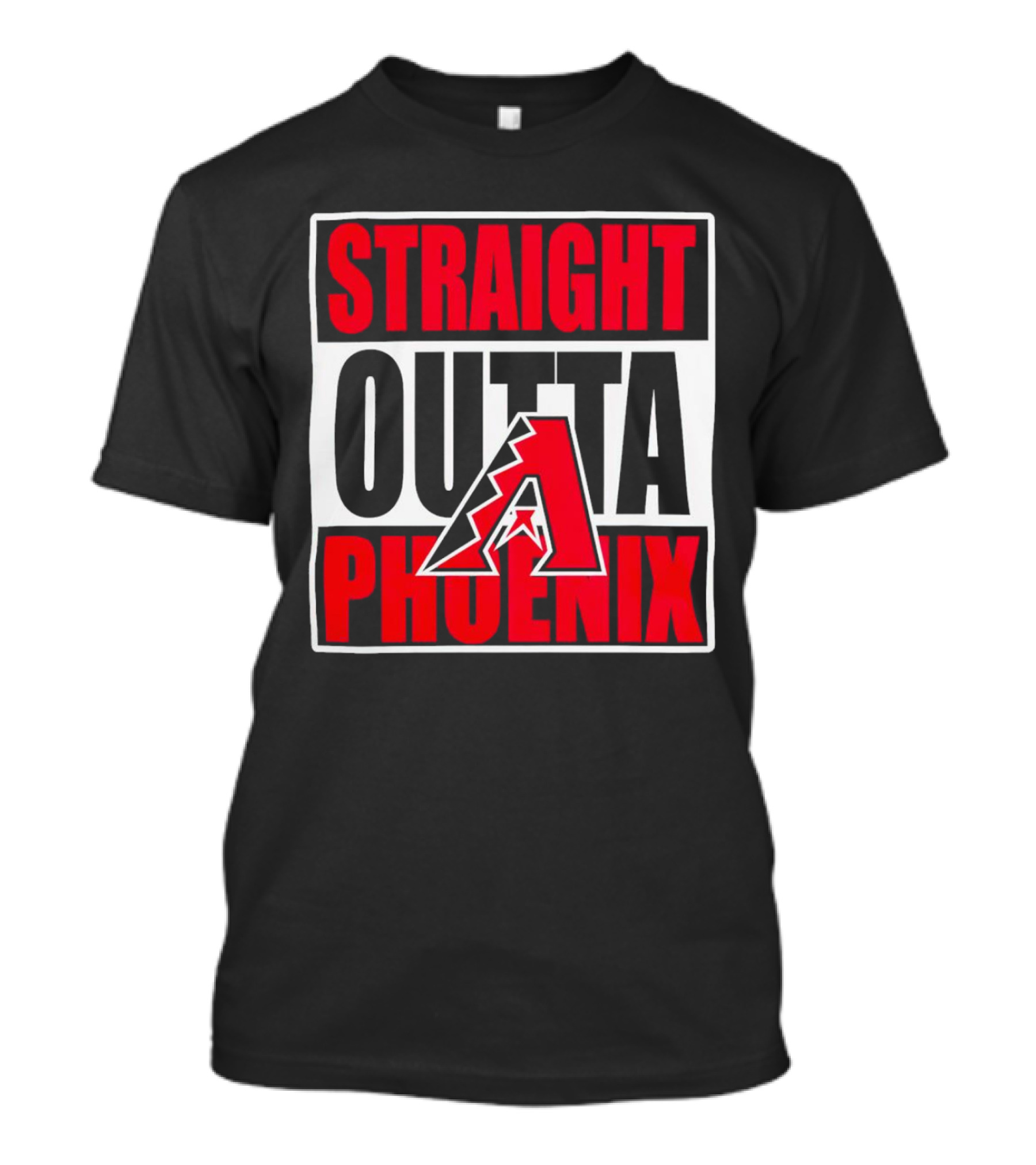 Arizona Diamondbacks Straight Outta Phoenix Letter A T-Shirt