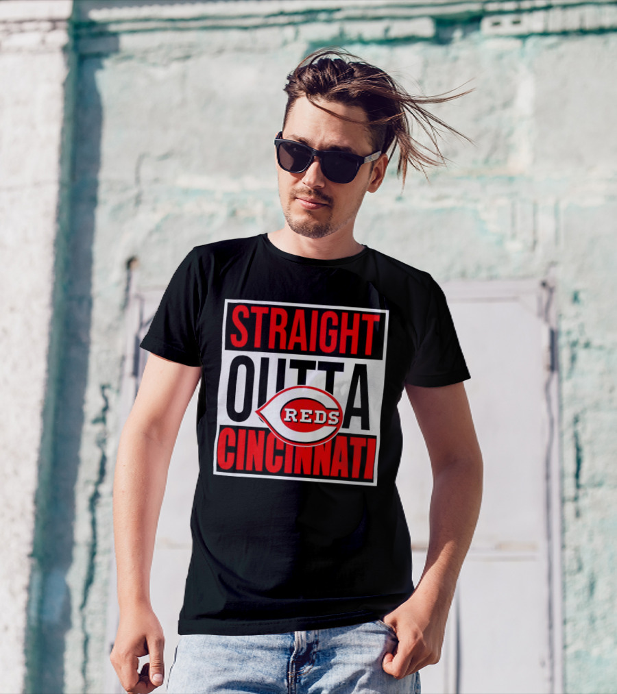 Straight Outta Cincinnati Reds Baseball Team Iconic T-Shirt