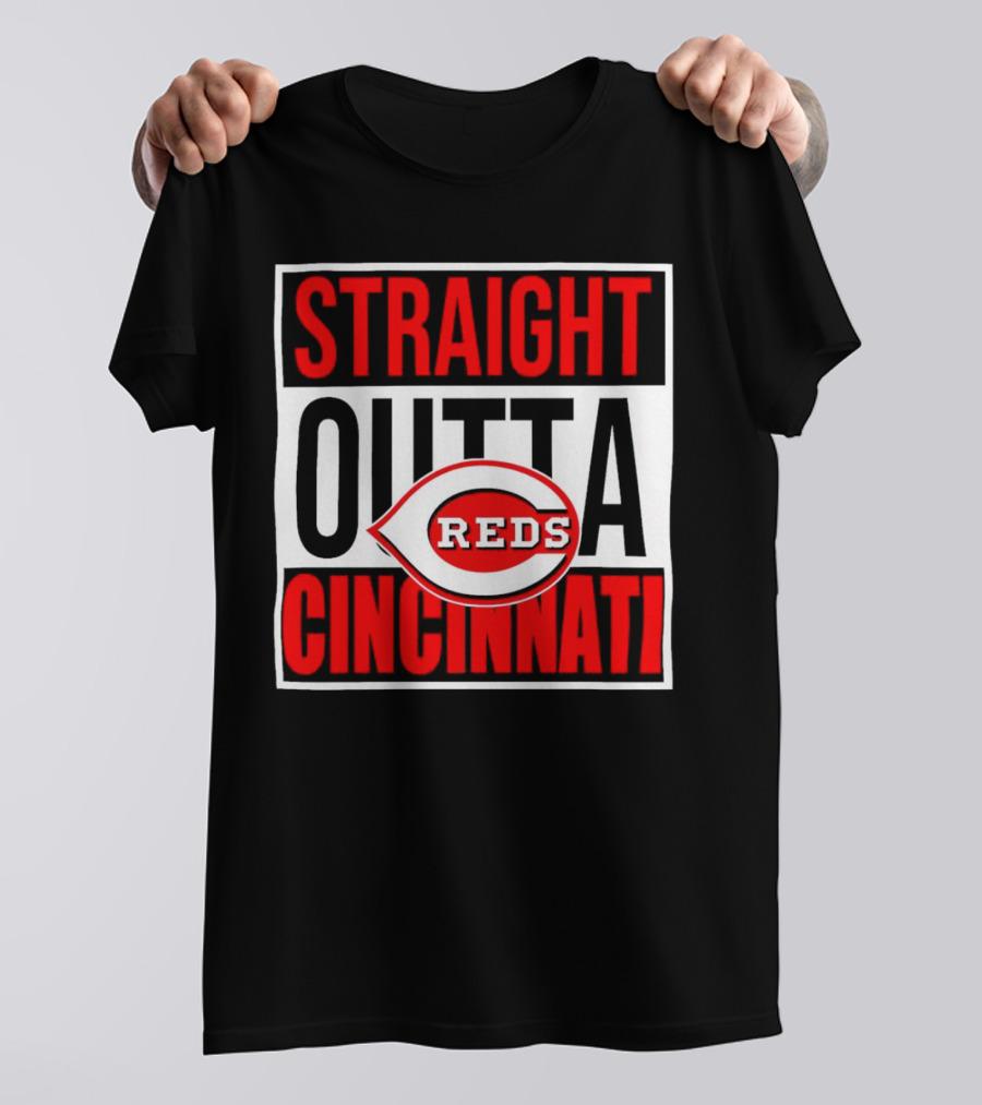 Straight Outta Cincinnati Reds Baseball Team Iconic T-Shirt