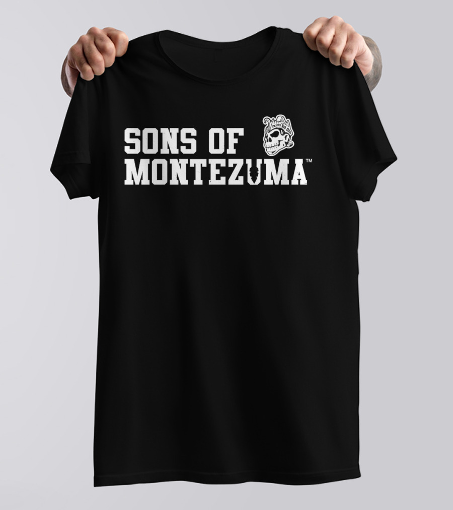Sons Of Montezuma San Diego State Aztecs Skull T-Shirt