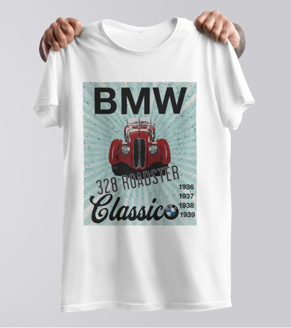 BMW 328 Roadster Classico 1936 1937 1938 1939 T-Shirt