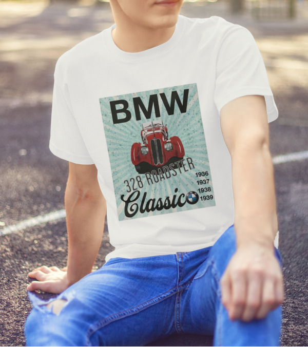 BMW 328 Roadster Classico 1936 1937 1938 1939 T-Shirt