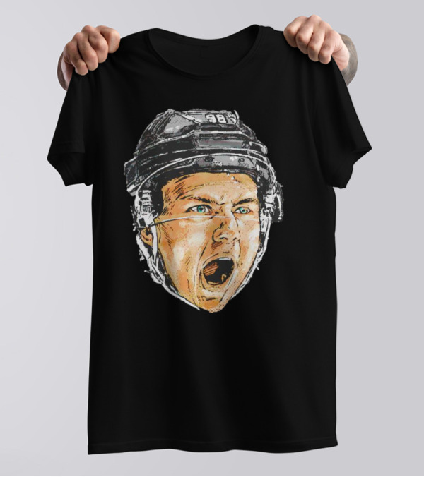 Connor Bedard Chicago Scream Hockey Helmet Sports Icon 98 T-Shirt