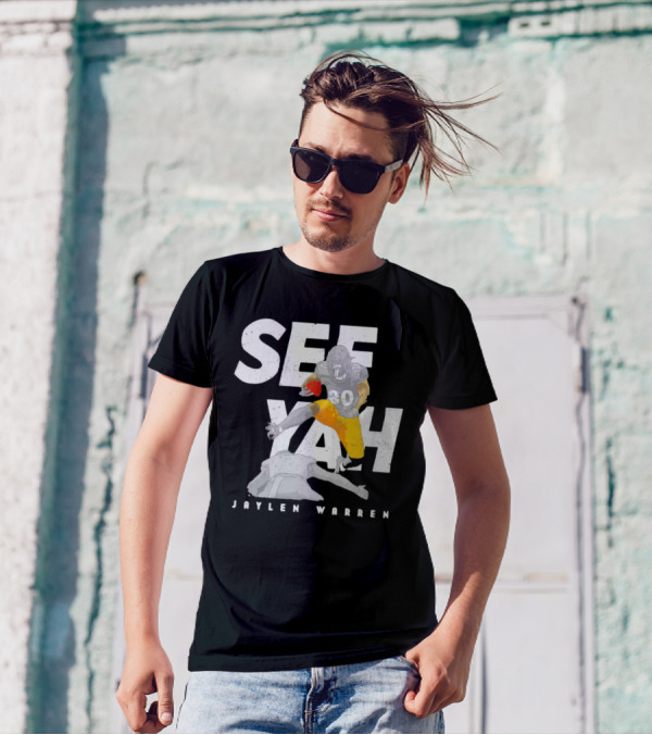 Jaylen Warren Pittsburgh See Yah Hurdle T-Shirt