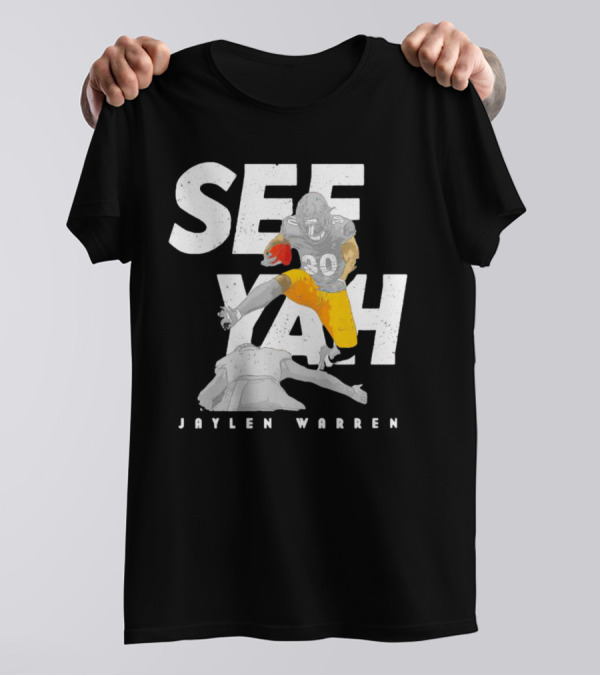 Jaylen Warren Pittsburgh See Yah Hurdle T-Shirt
