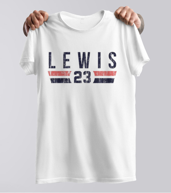 Lewis 23 Minnesota Font T-Shirt
