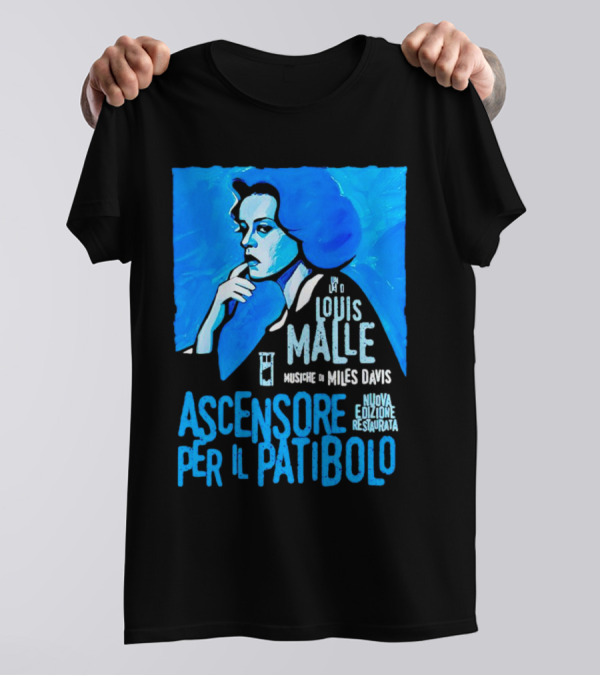Louis Malle Musiche Di Miles Davis Ascensore Per Il Patibolo Nuova Edizione Restaurata T-Shirt