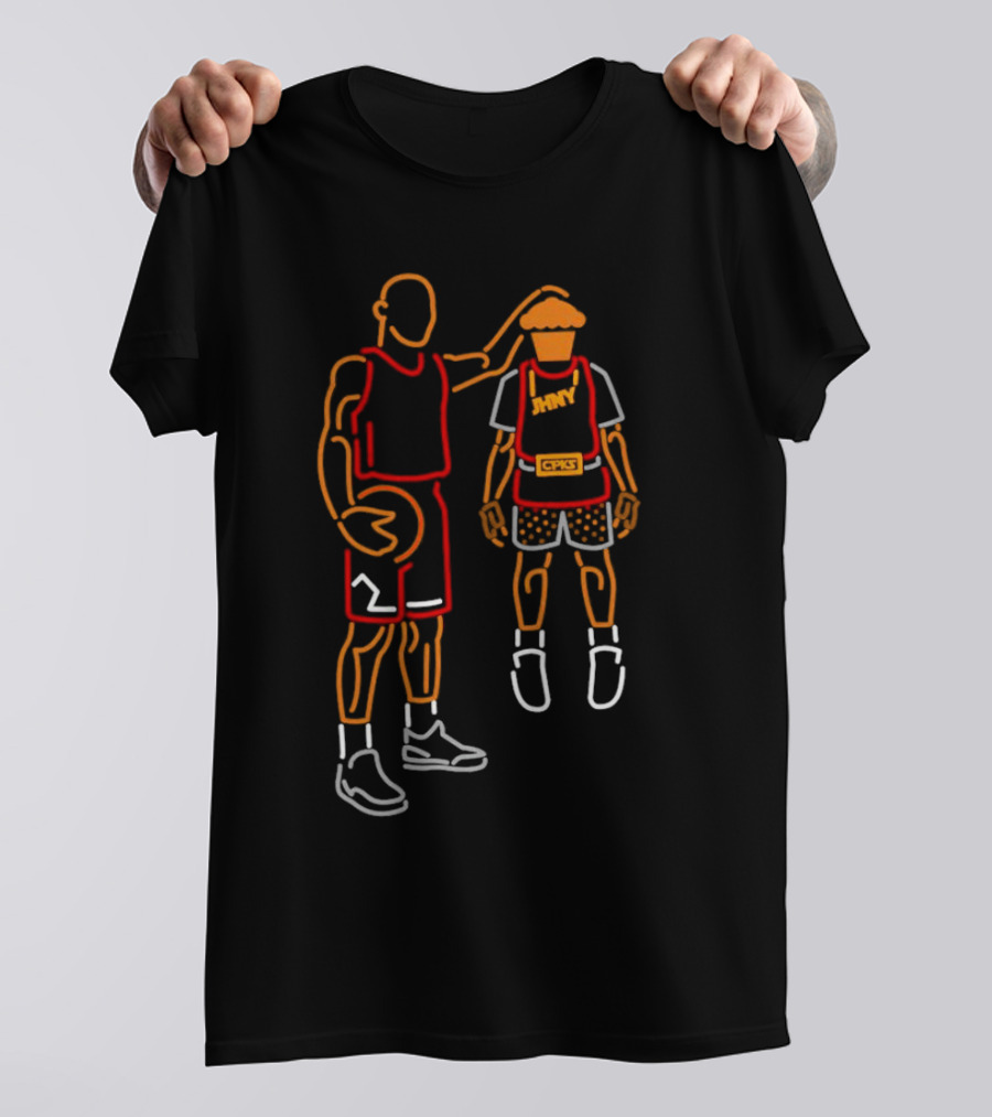 Air Johnny Mars Basketball Legend Neon T-Shirt