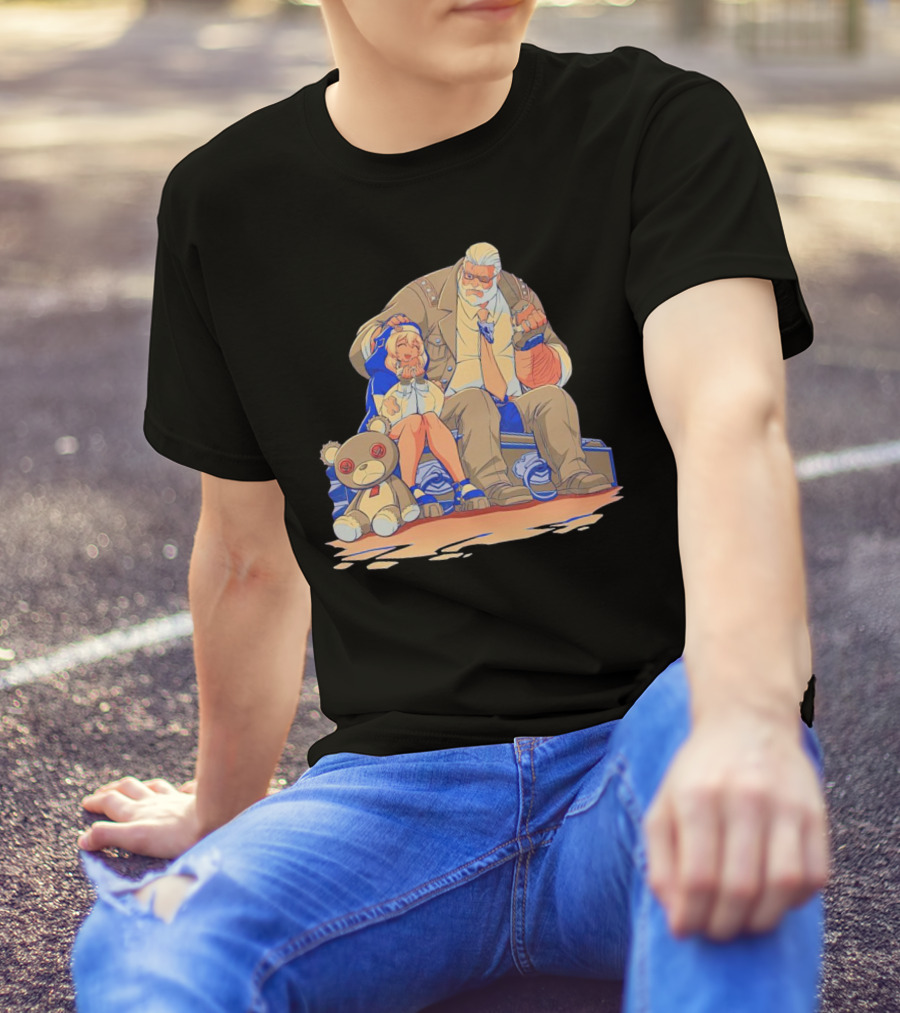 Family Lunch With Roger Bridget And Goldlewis Sitting Together T-Shirt