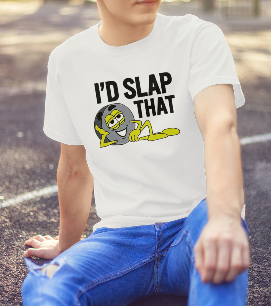 I’d Slap That Smiling Emoji Leaning With Sunglasses T-Shirt