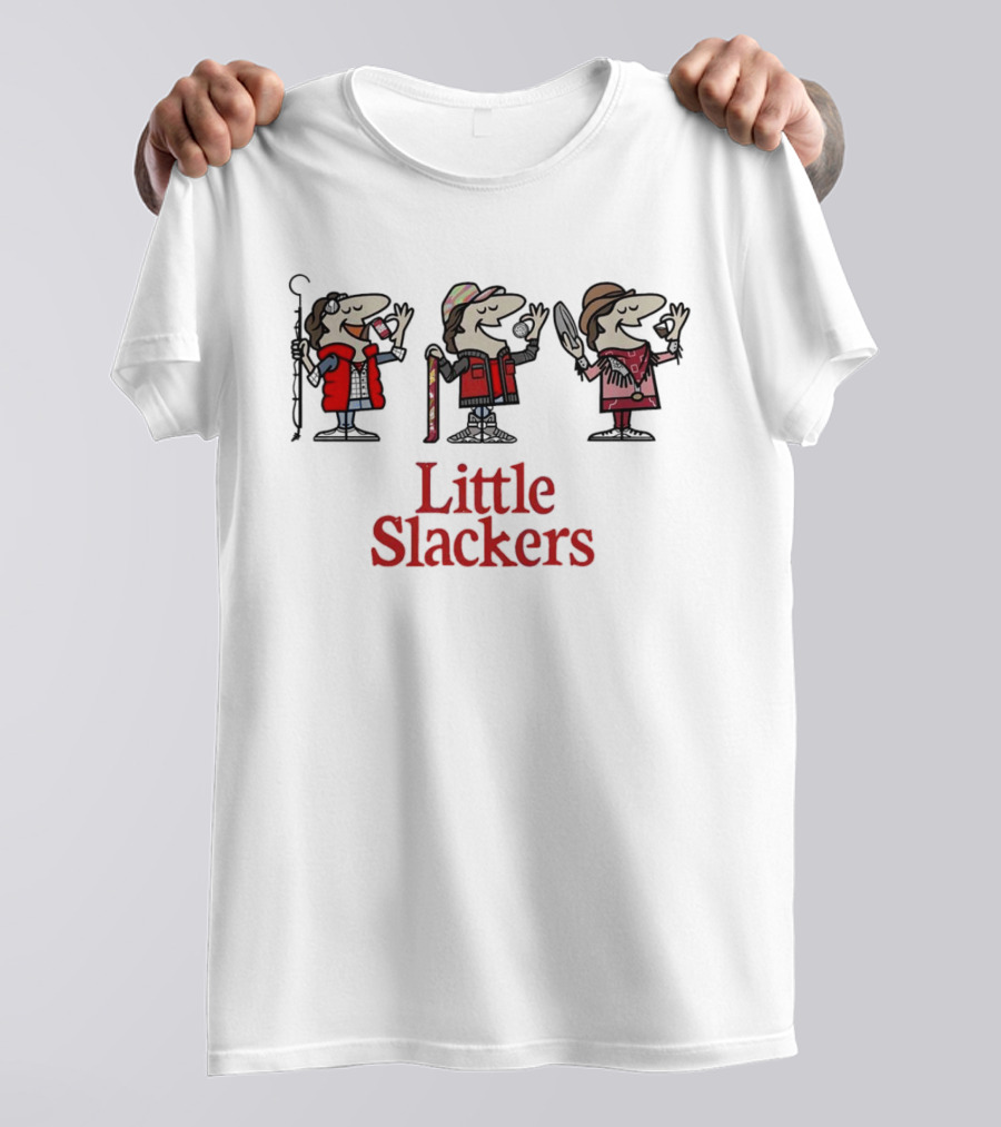 Little Slackers Cartoon Trio Adventure T-Shirt