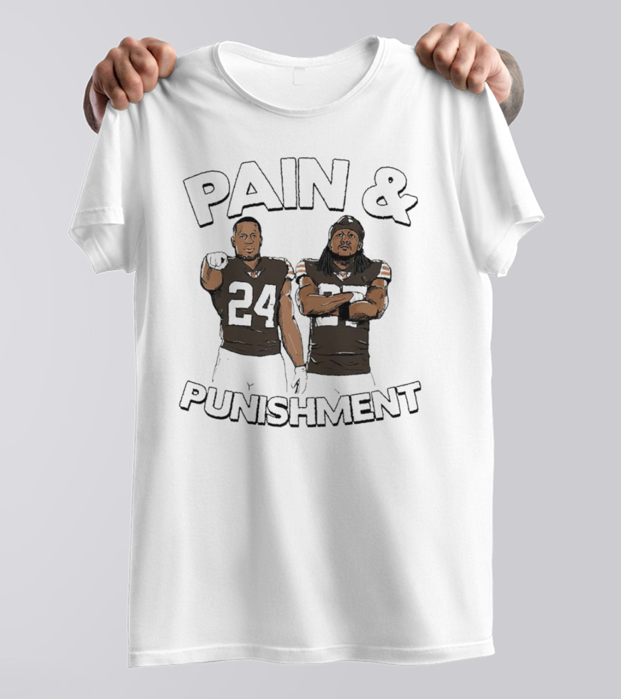 Pain And Punishment Football Duo 24 21 T-Shirt