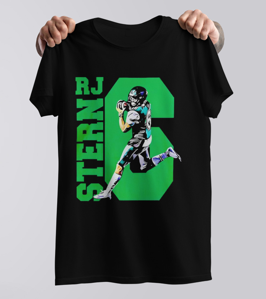 RJ Stern Football Gameday Action Player Number 6 T-Shirt